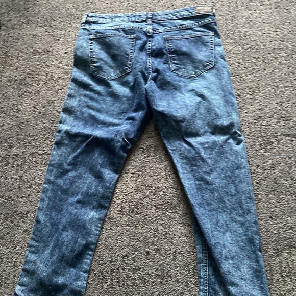 Dark blue washed jeans - Picture 4 of 4